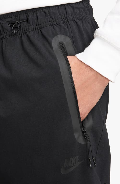 Nike Men's Tech Woven Oversized Pants In Black