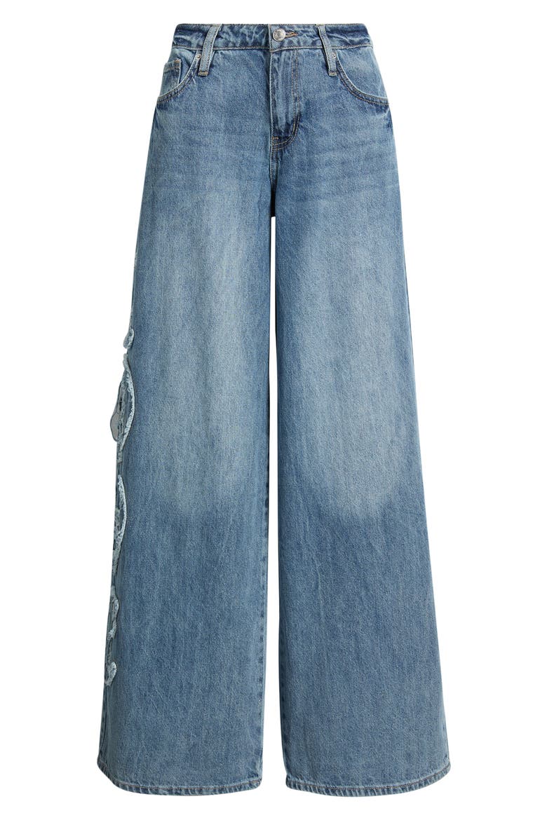 Fit With Love Wide Leg Jeans, Alternate, color, MEDIUM BLUE
