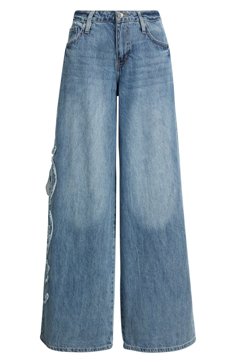 YMI Fit With Love Wide Leg Jeans, Main, color, Medium Blue
