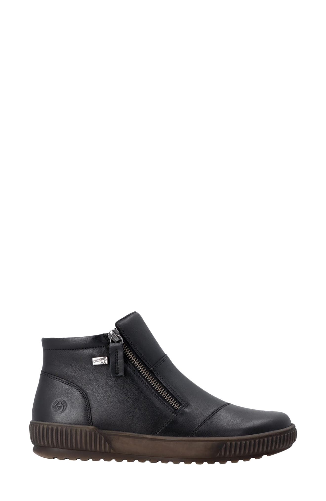 Maditta 83 Leather High Top Sneaker, Alternate, color, BLACK/ BLACK