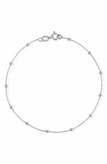 GLAZE JEWELRY 2mm Ball Station Anklet