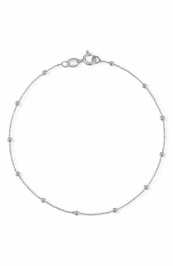 GLAZE JEWELRY 2mm Ball Station Anklet