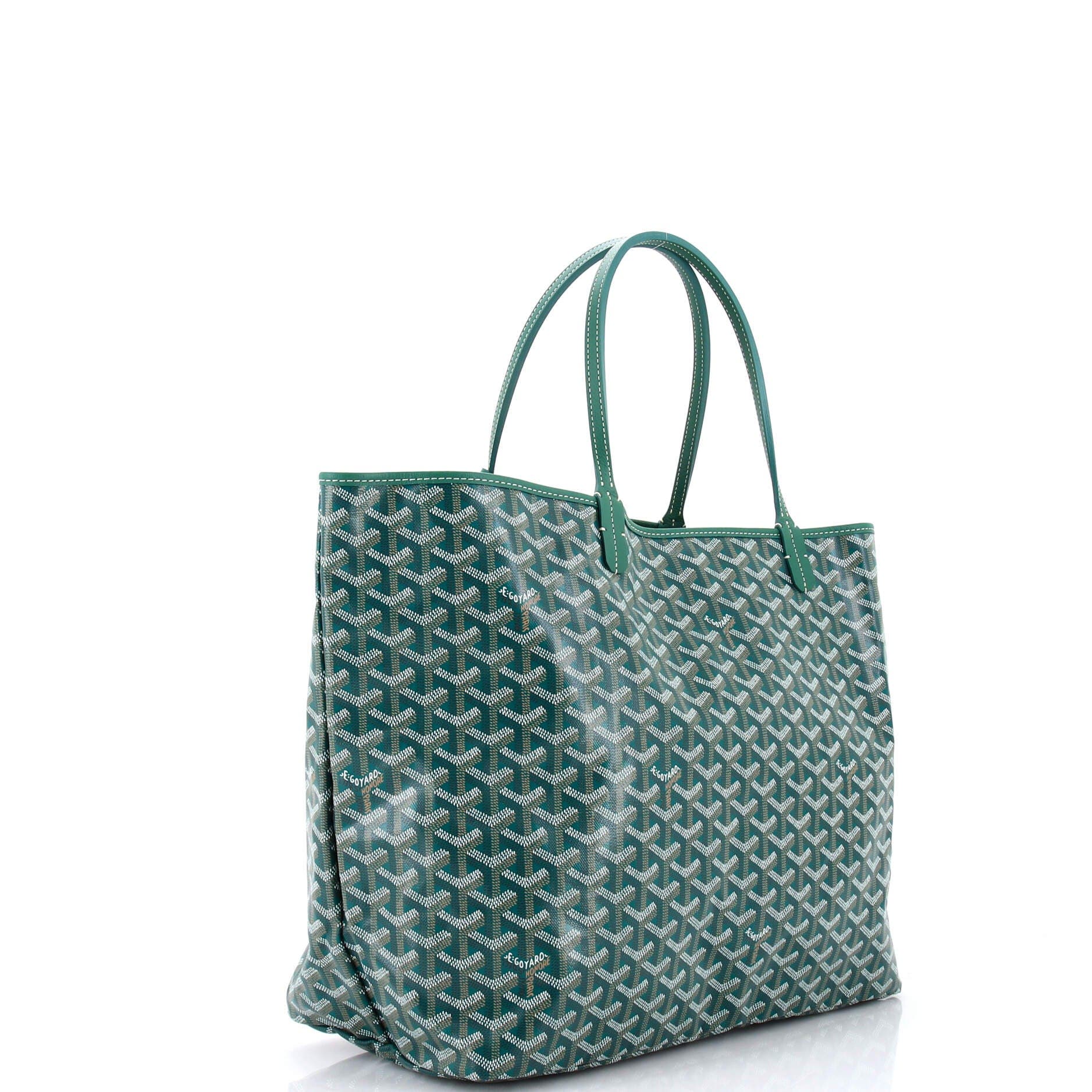 Pre-Owned Goyard Saint Louis Tote Coated Canvas GM, Alternate, color, Green