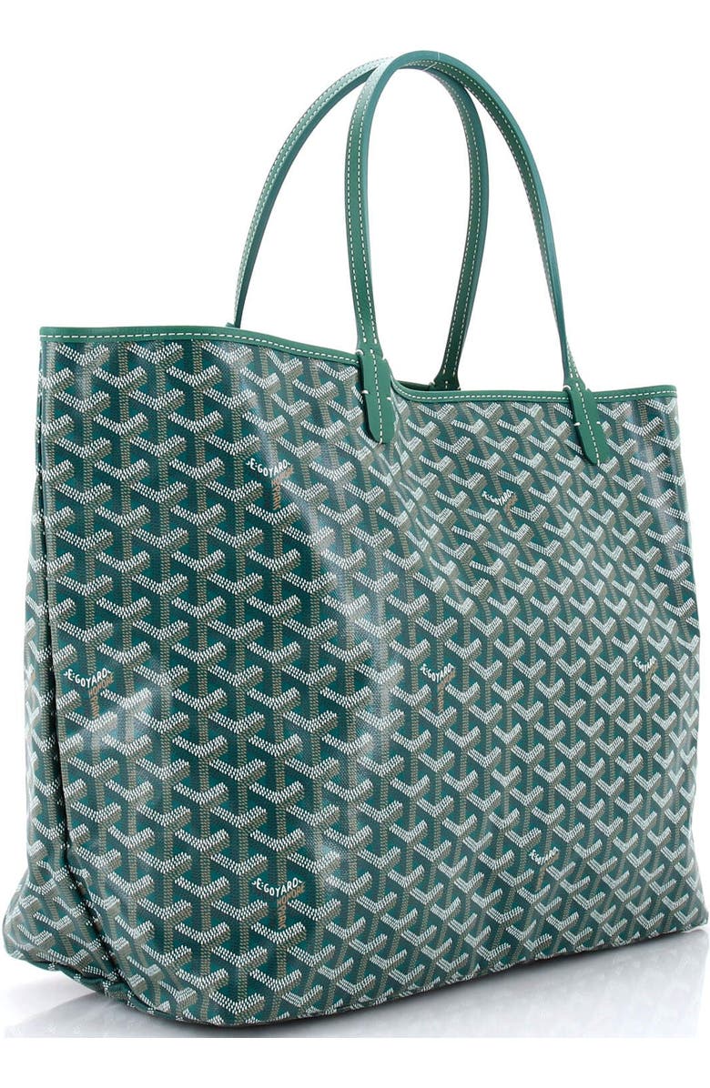 Pre-Owned Goyard Saint Louis Tote Coated Canvas GM, Alternate, color, Green