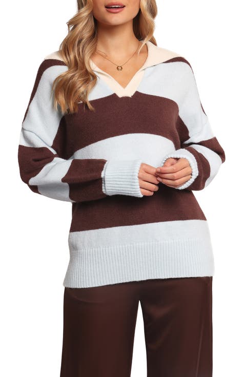 Mikaela Rugby Stripe Sweater