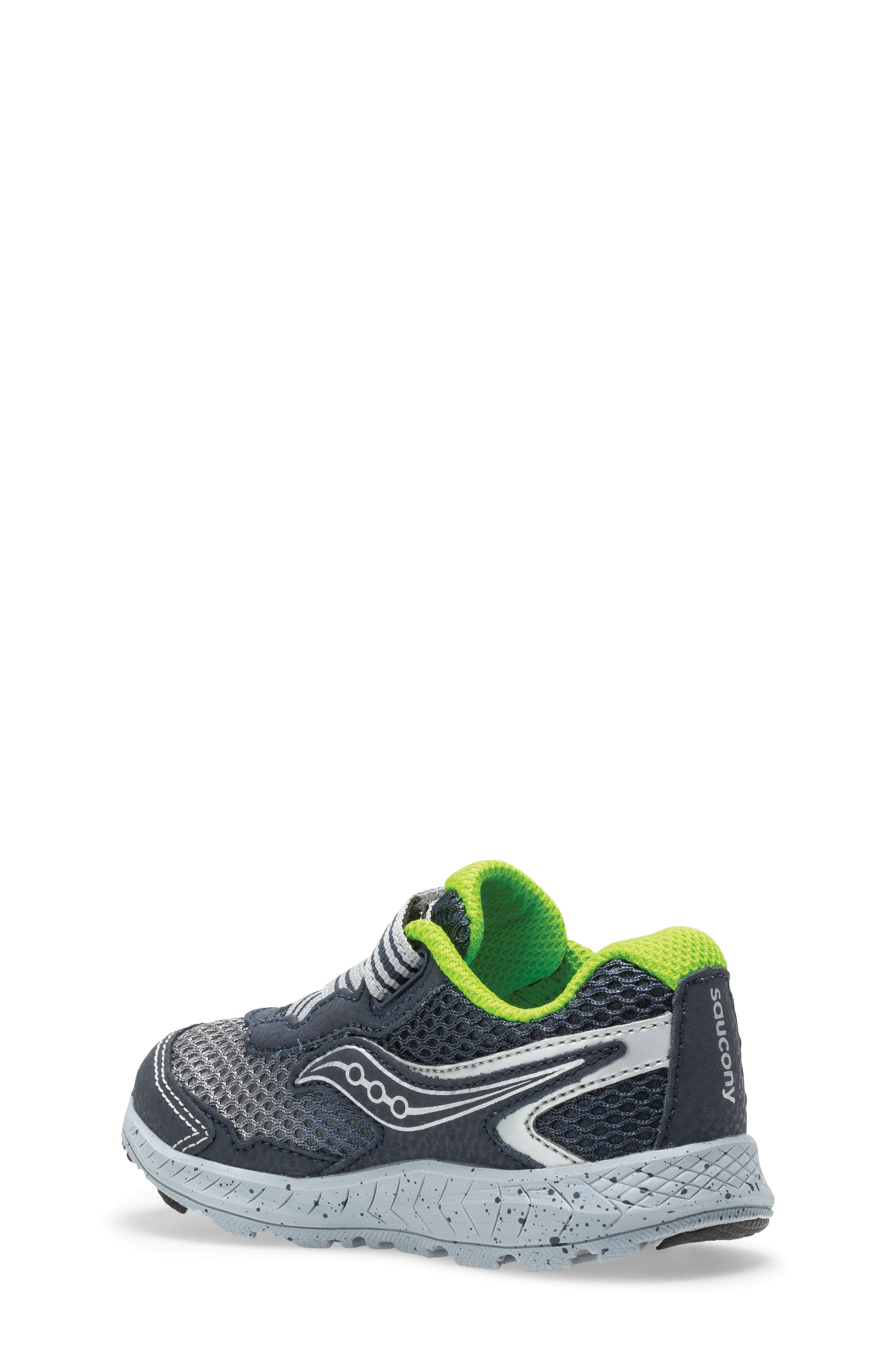 Saucony Ride 10 Jr. Sneaker, Alternate, color, Navy/ Green