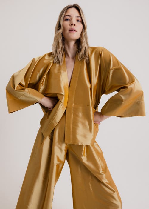 Alas Wide Pleated Pants In Multi