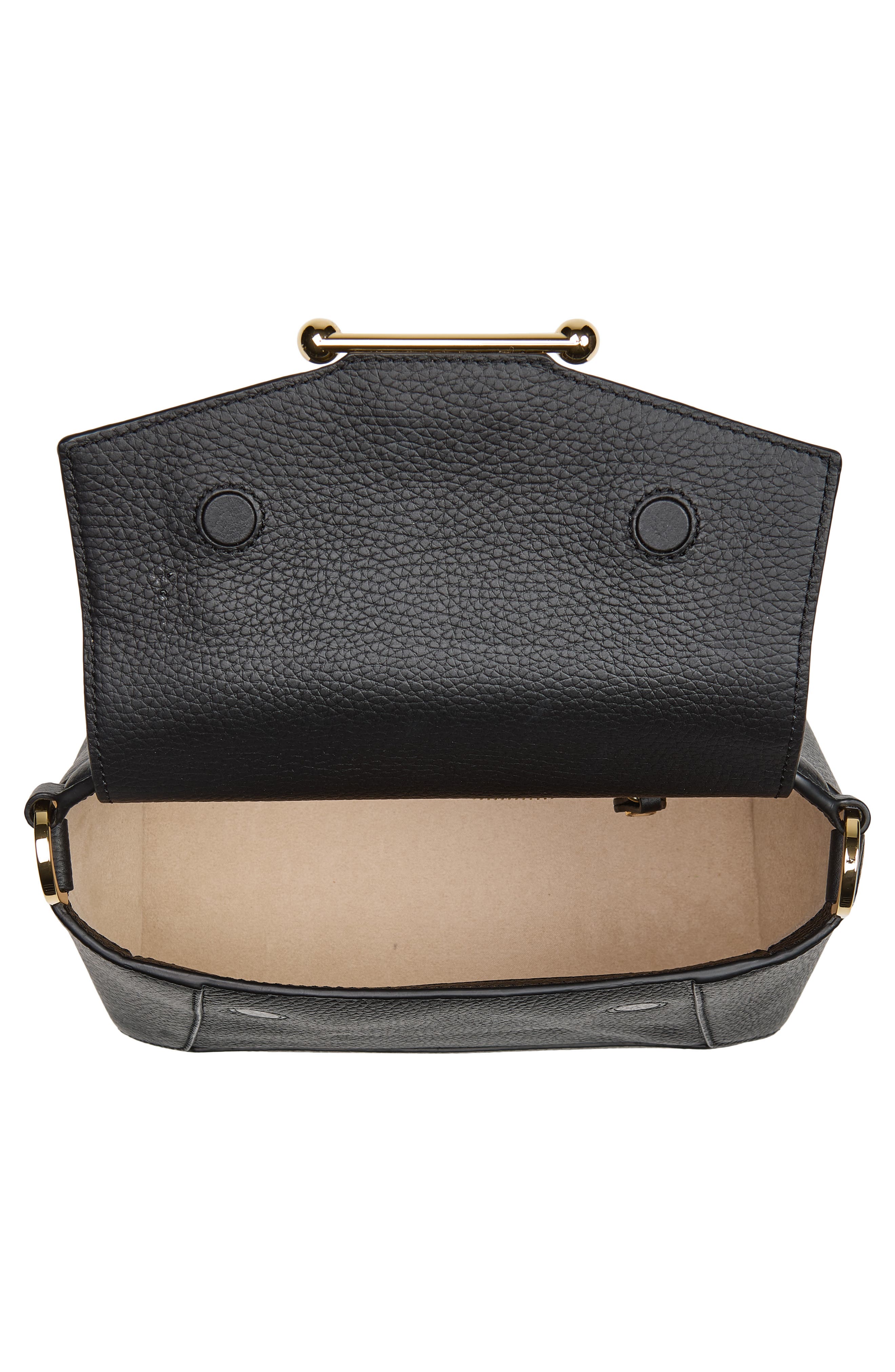 Strathberry Mosaic Leather Top Handle Bag, Alternate, color, 