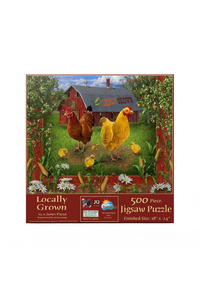 Locally grown 500 piece Jigsaw Puzzle for Adults, Alternate, color, Multicolor