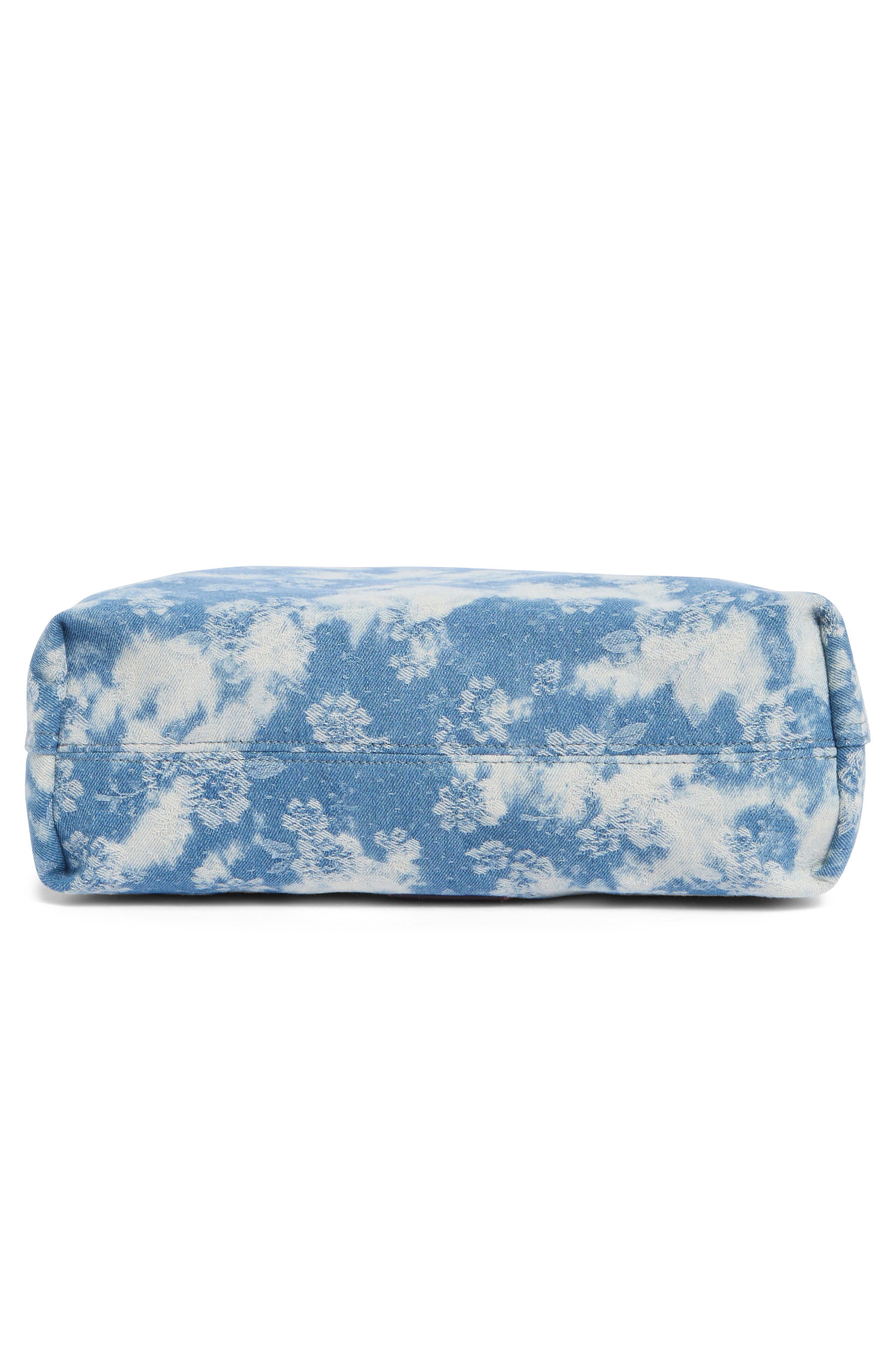 Lucky Brand Pira Canvas Book Tote Bag, Alternate, color, Floral Denim