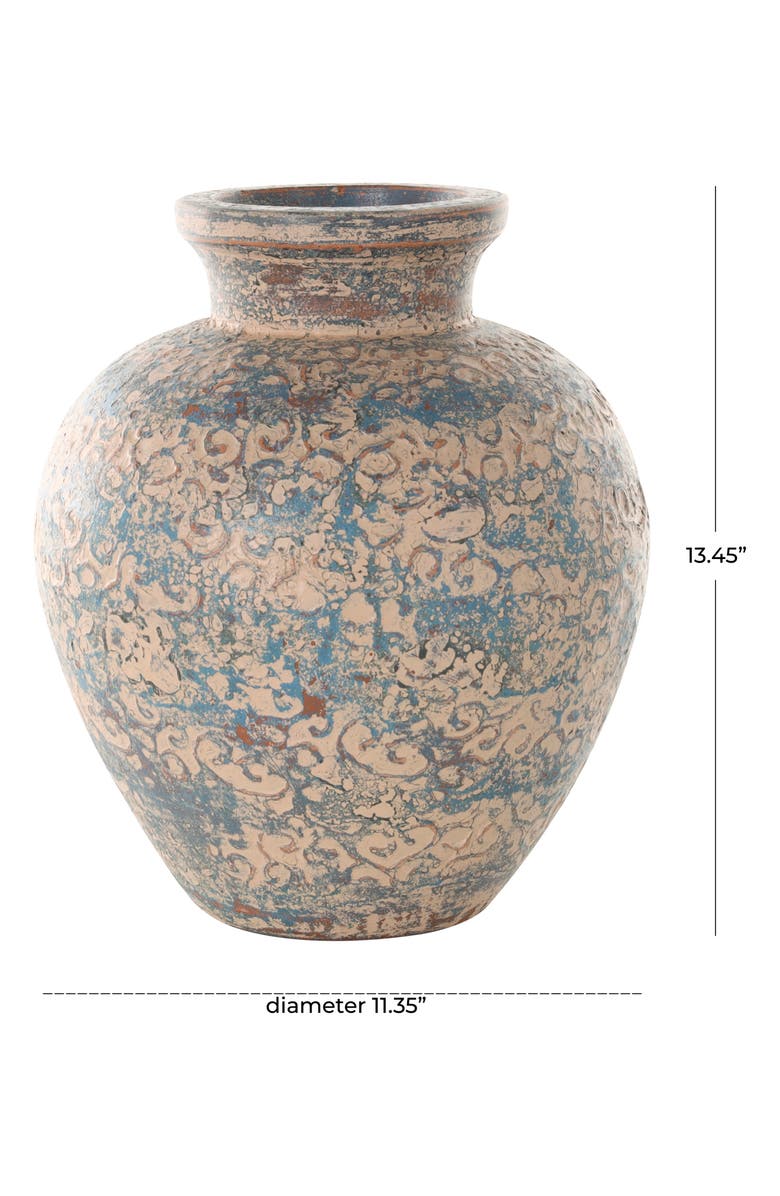 GINGER BIRCH STUDIO Ceramic Vase, Alternate, color, Beige