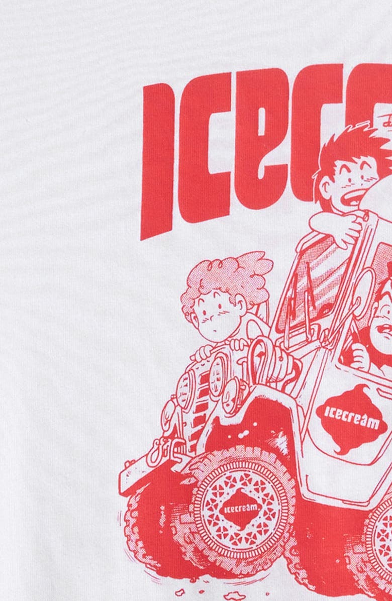 ICECREAM Kids' Hang On Graphic T-Shirt, Alternate, color, White