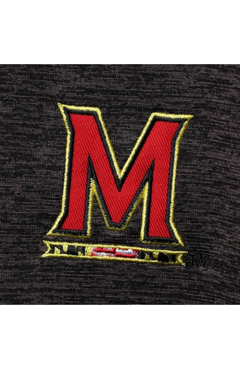 COLOSSEUM Men's Colosseum Black Maryland Terrapins Down Swing Polo, Alternate, color, 