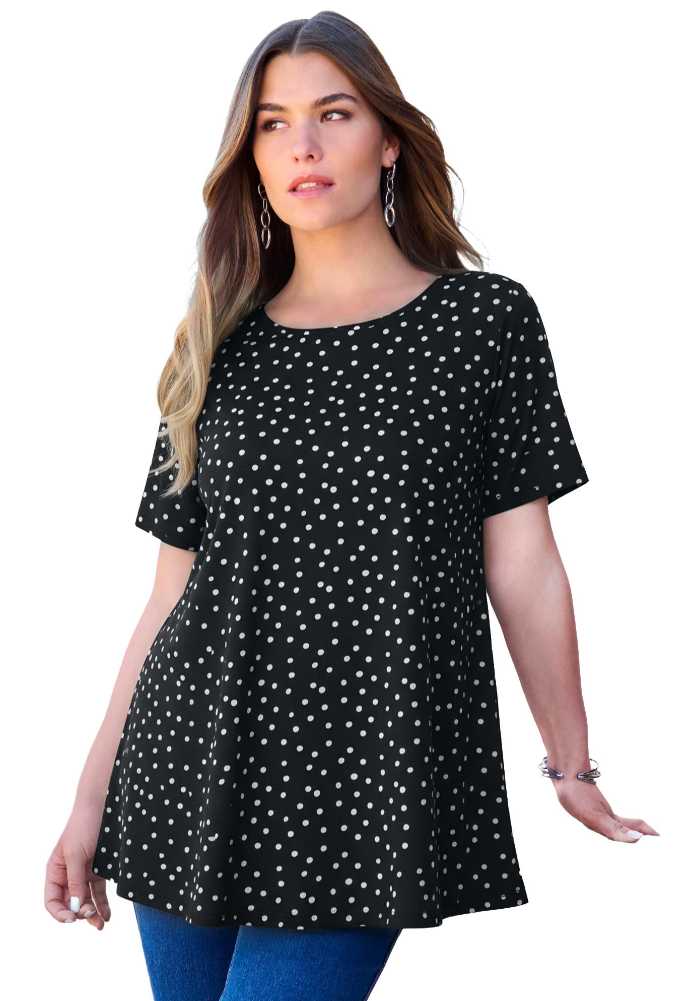 BLACK PAINTED DOT