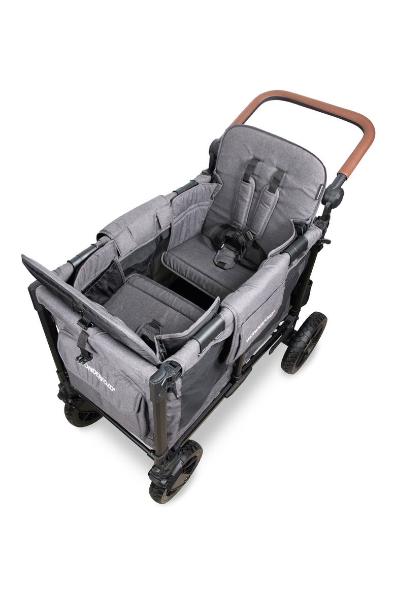 W2 Luxe Pro 2-Passenger Multifunctional Stroller Wagon, Alternate, color, GRAY