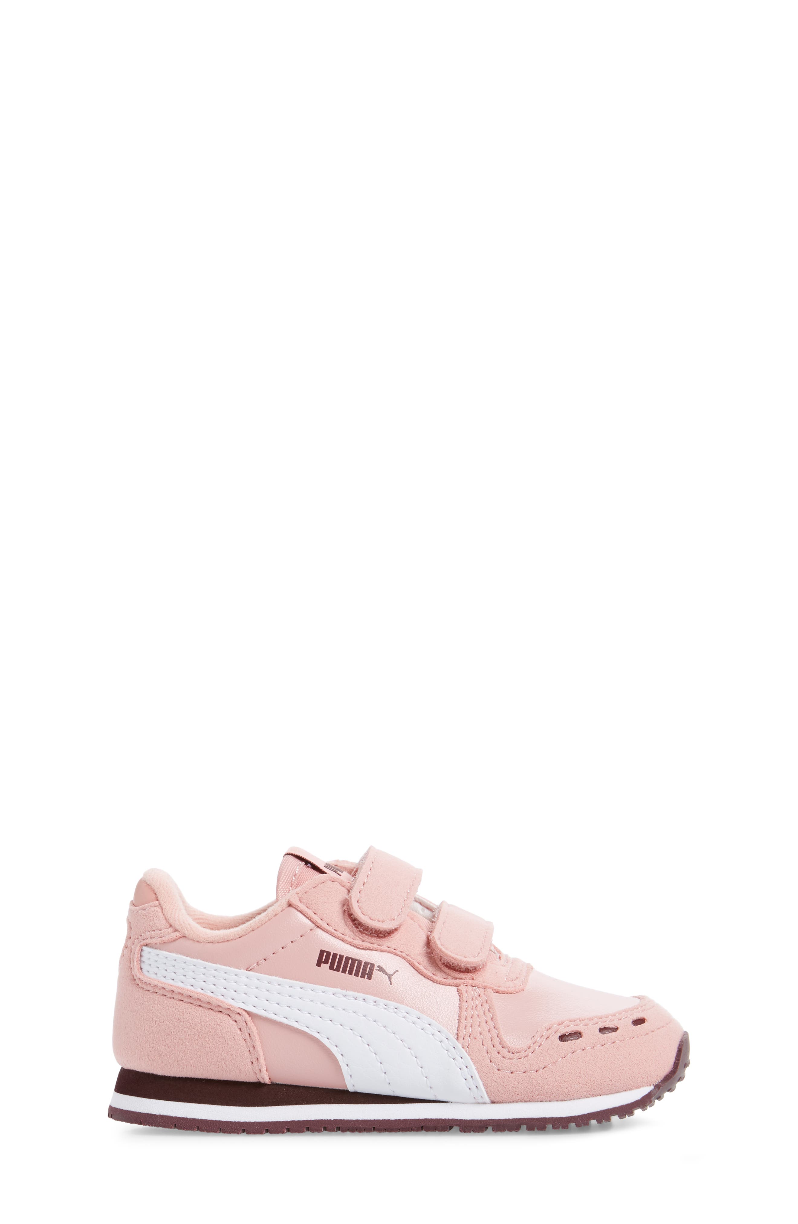 Cabana Racer SL V Sneaker, Alternate, color, BRIDAL ROSE/ PUMA WHITE/ WINE
