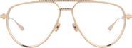 Valentino 59mm Aviator Optical Glasses
