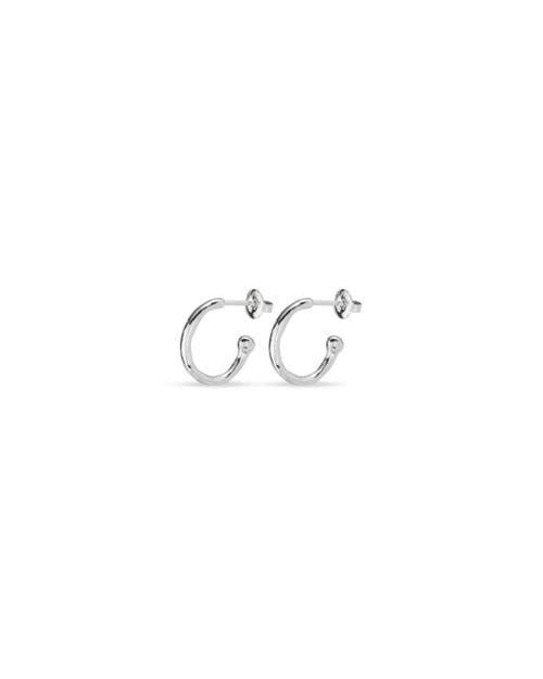 Unode50 Hoop Shaped Earrings In Metallic