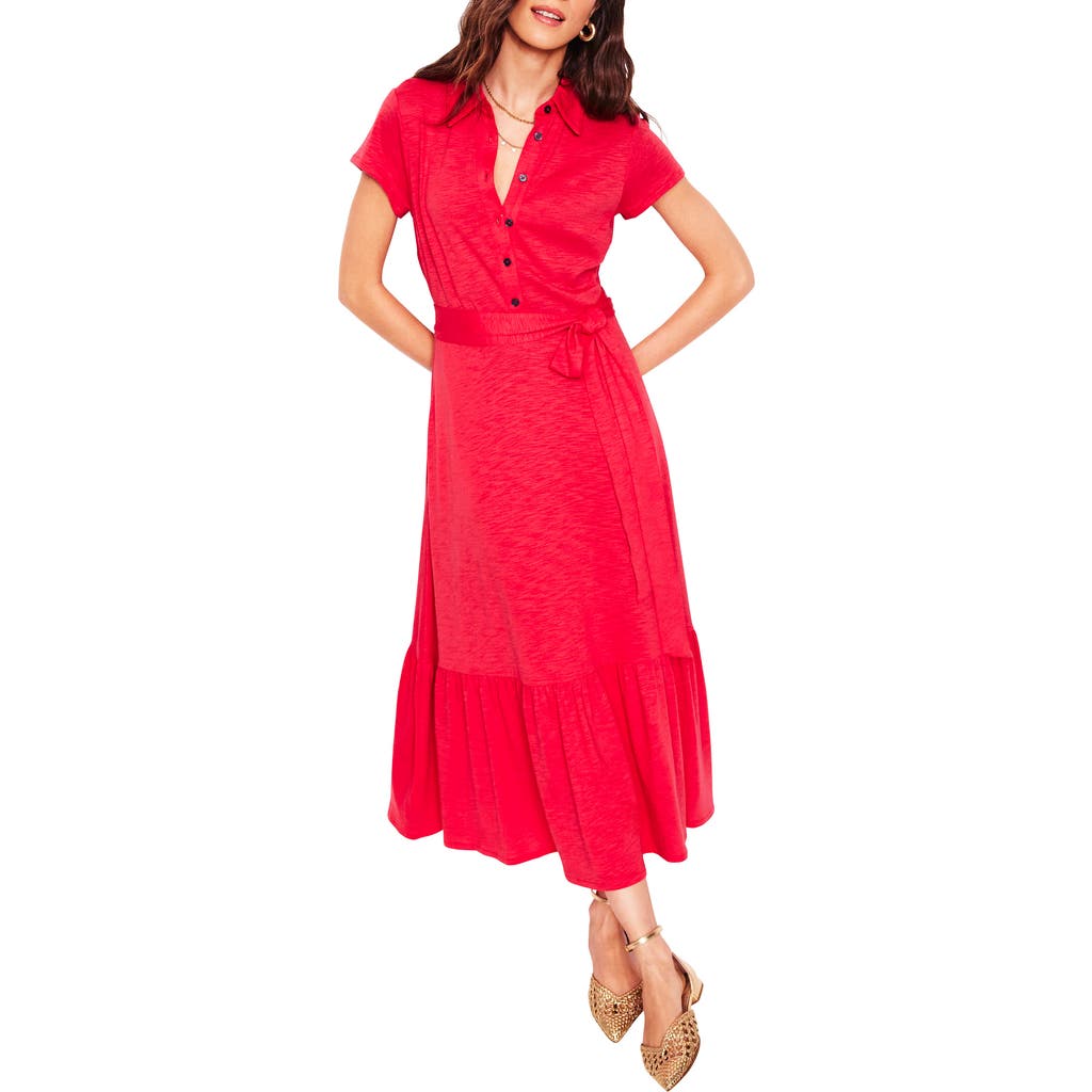 BODEN BODEN CRESSIDA SLUB JERSEY DRESS