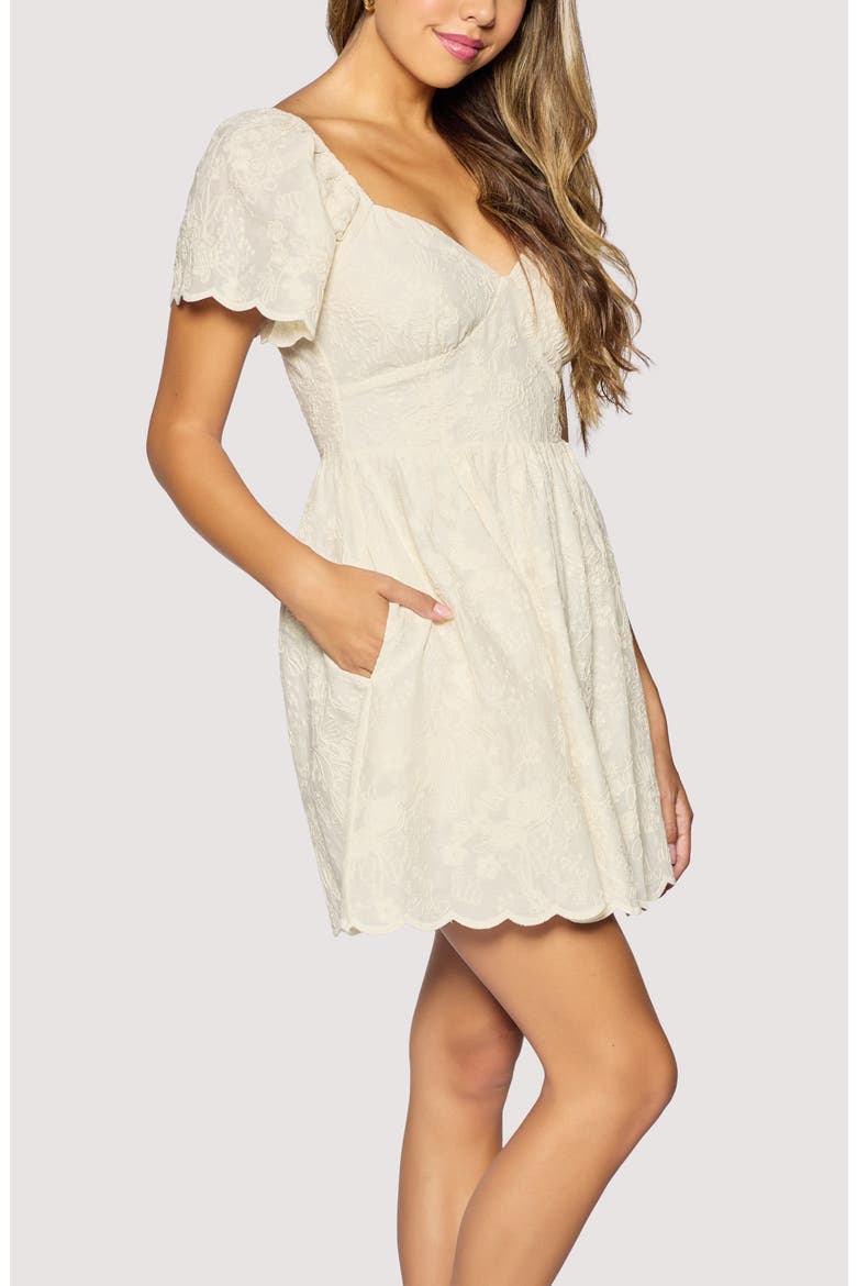 Springtime Charm Minidress, Alternate, color, CREAM