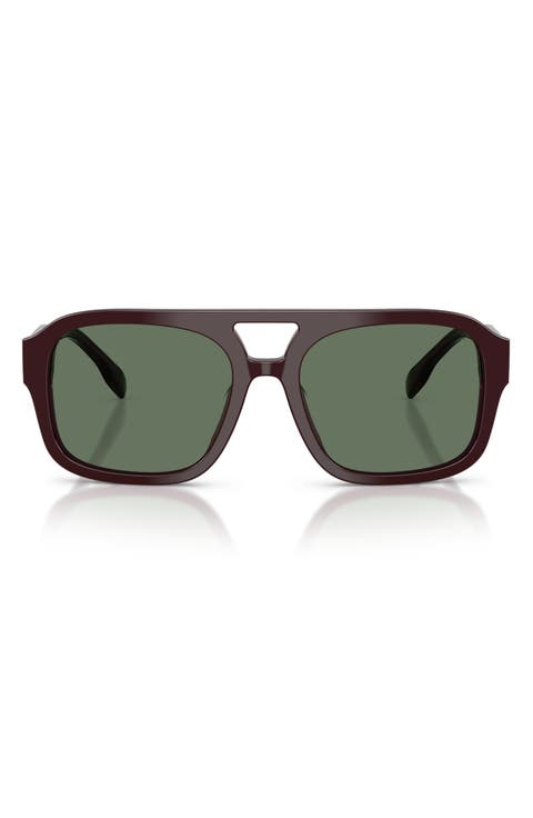 53mm Gradient Pilot Sunglasses