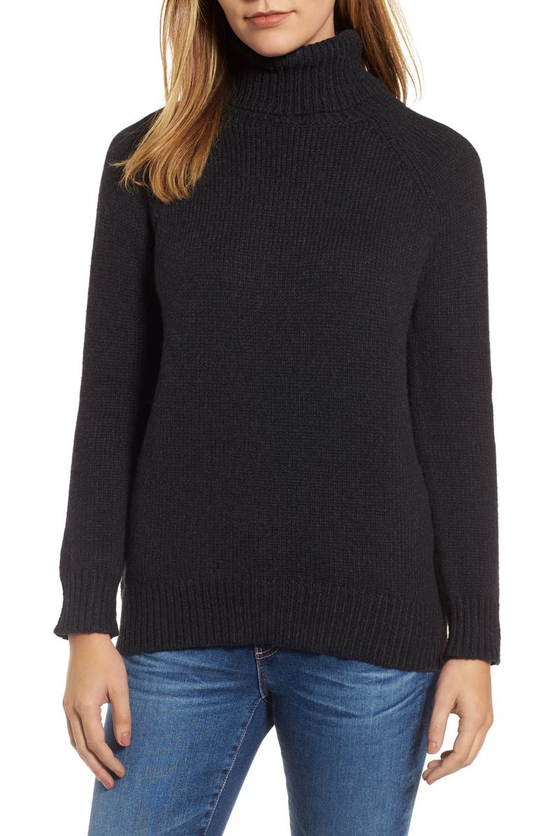 Velvet by Graham & Spencer Textured Turtleneck Sweater, Main, color,