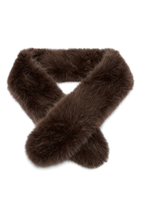 Faux Fur Shawl Scarf