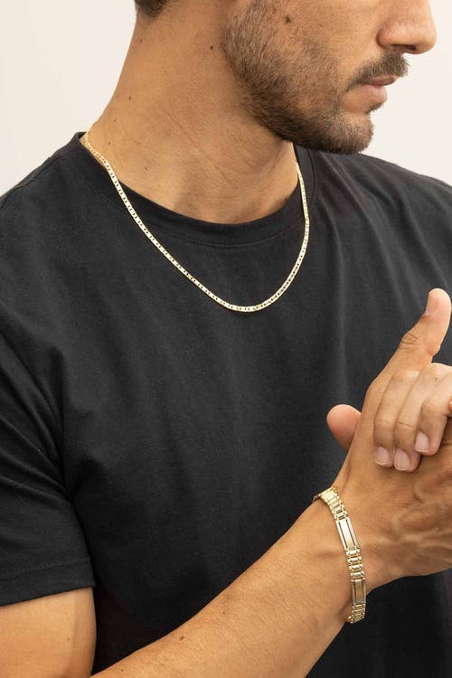 Oradina 14k Yellow Solid Gold Very Valentino Chain In Yellow Gold