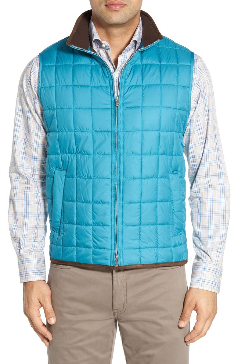 Peter Millar 'Seneca' Water Resistant Quilted Vest, Main, color, 