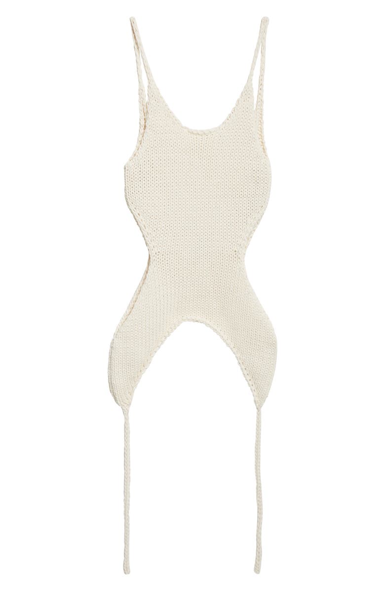 Aisling Camps Kora Corset Sweater, Alternate, color, Ivory