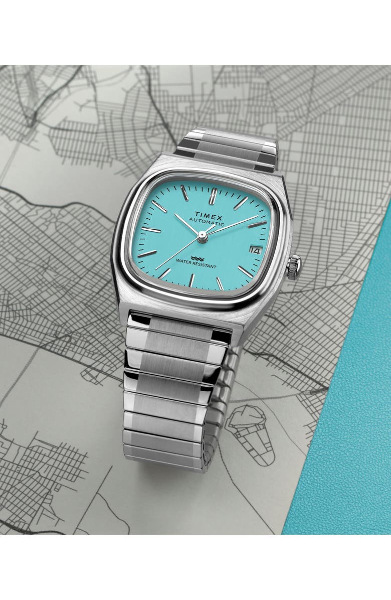 Timex<sup>®</sup> Automatic 1983 E-Line Reissue Bracelet Watch, 34mm, Alternate, color,