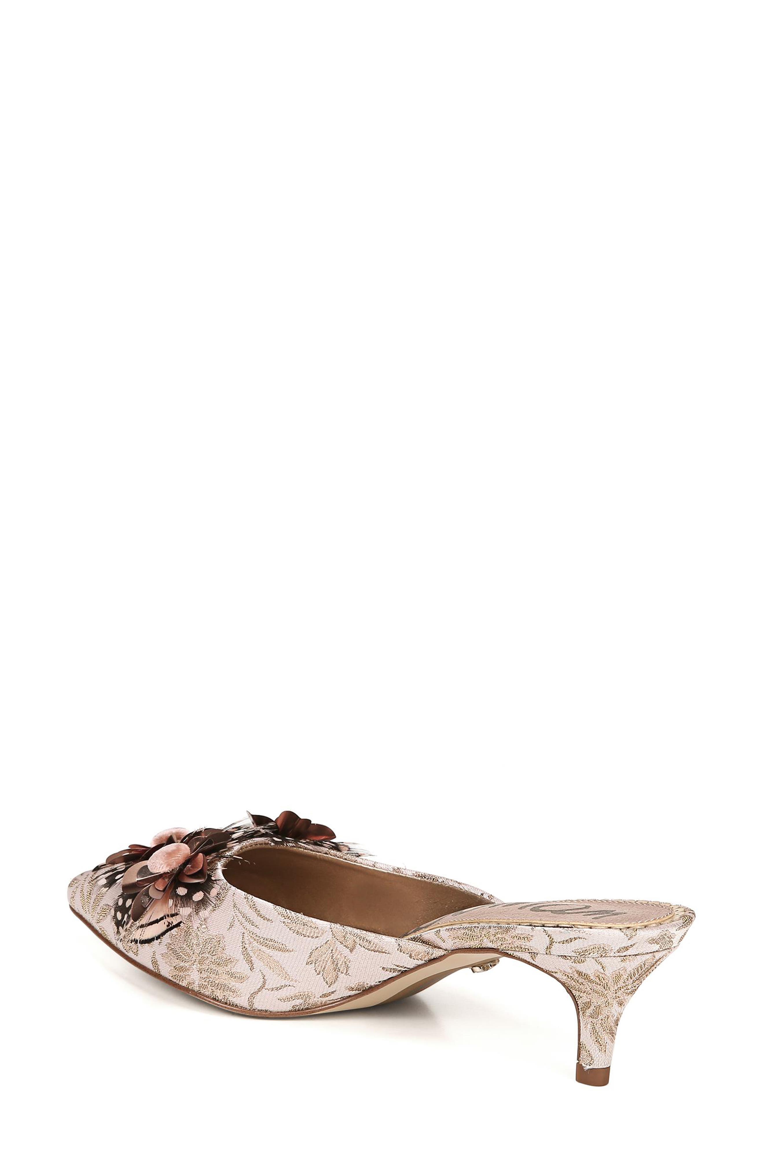 Dorcy Embellished Mule, Alternate, color, CAMEO PINK JACQUARD
