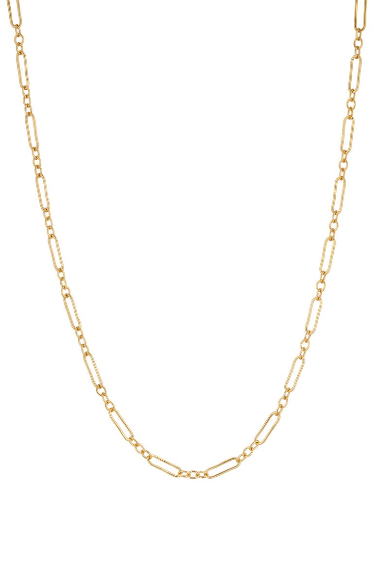 Bandit Chain Necklace, Main, color, GOLD