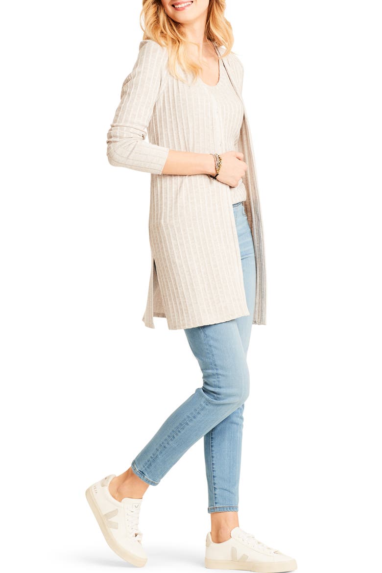 Champion Cardigan, Alternate, color, COBBLESTONE