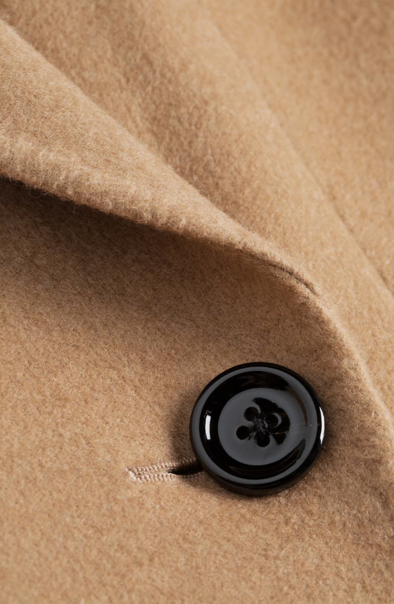 SUISTUDIO Anna Long Double Breasted Camel Hair Coat, Alternate, color,