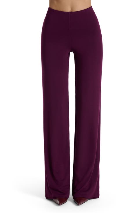 Pull-On Wide Leg Pants