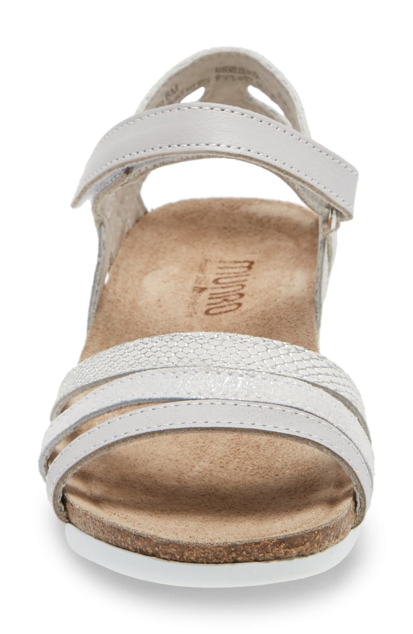Summer Sandal, Alternate, color, WHITE LEATHER