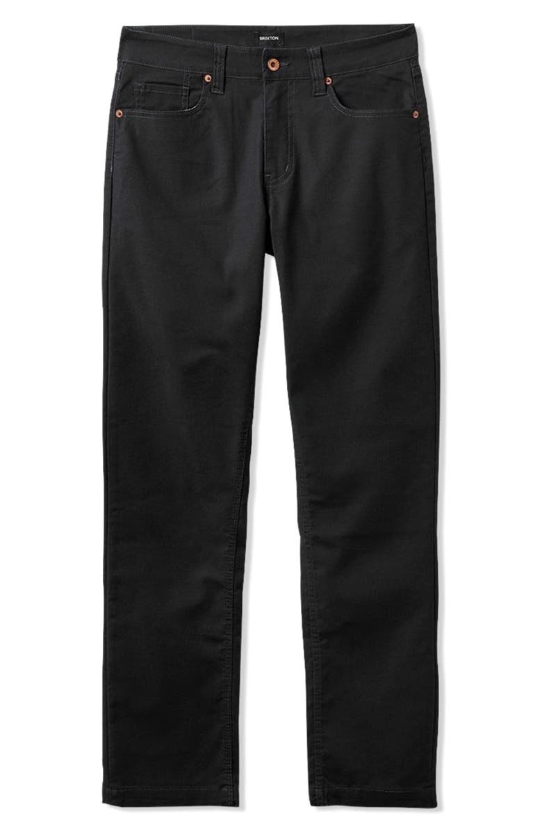 Brixton Builders Five-Pocket Pants, Alternate, color, Black