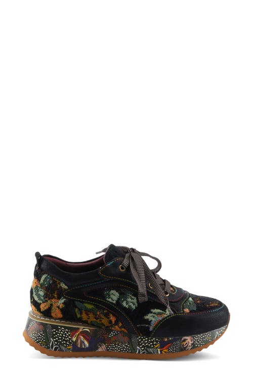 L'artiste By Spring Step Invidia Platform Sneaker In Multi