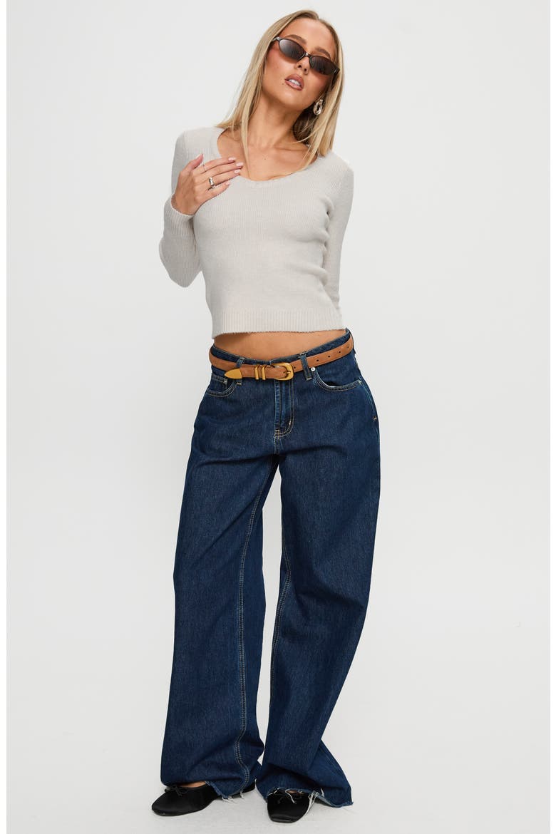 Elayna V-Neck Crop Sweater, Alternate, color, CREAM