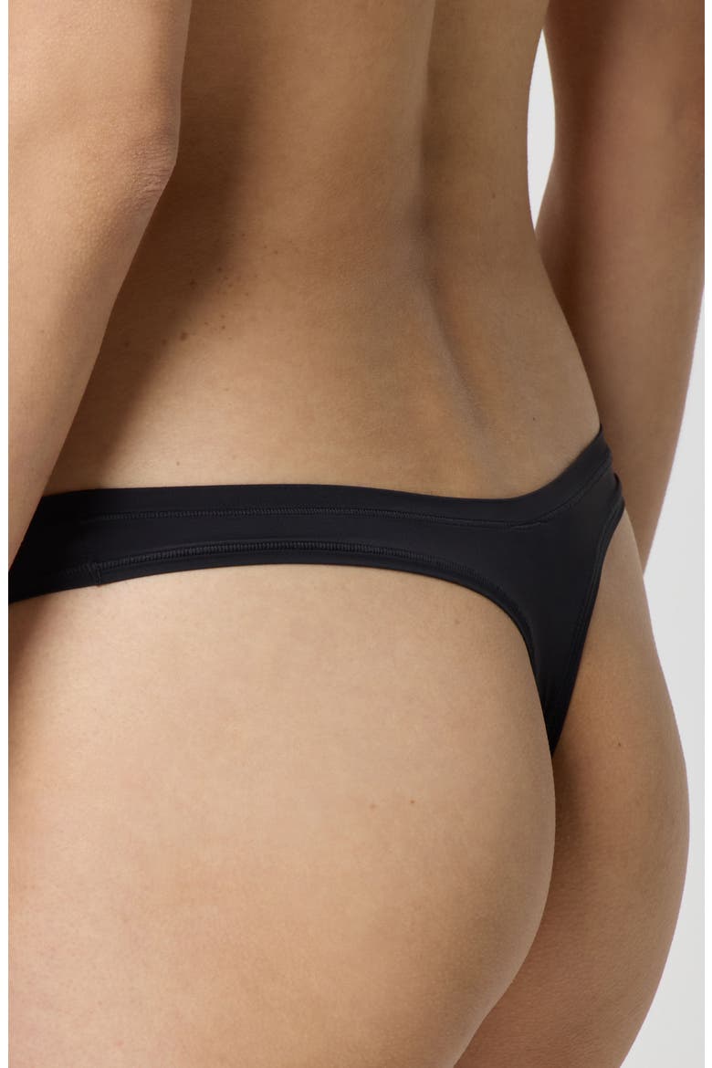 Soft Flex Thong, Alternate, color, BLACK