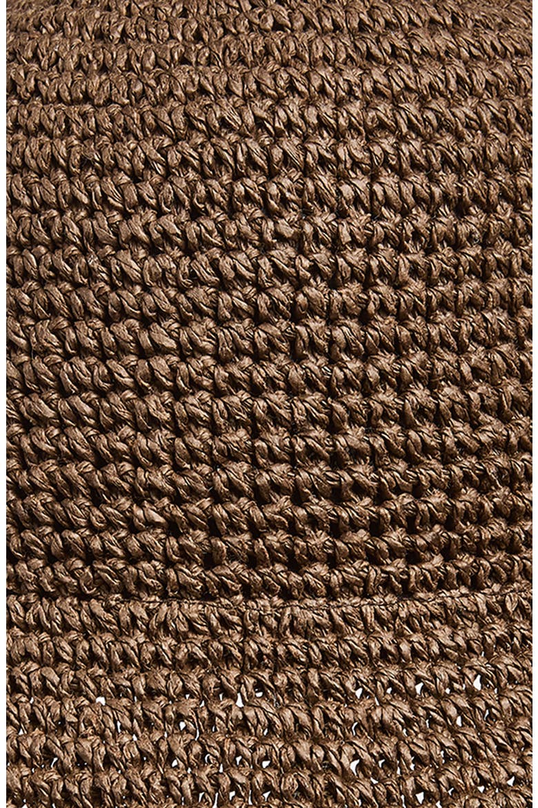 Floppy Straw Sun Hat, Alternate, color, CHOCOLATE