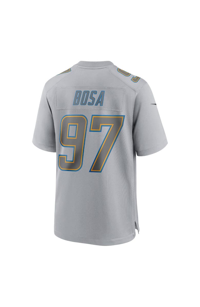 Nike Men's Nike Joey Bosa Gray Los Angeles Chargers Atmosphere Fashion Game Jersey, Alternate, color, 