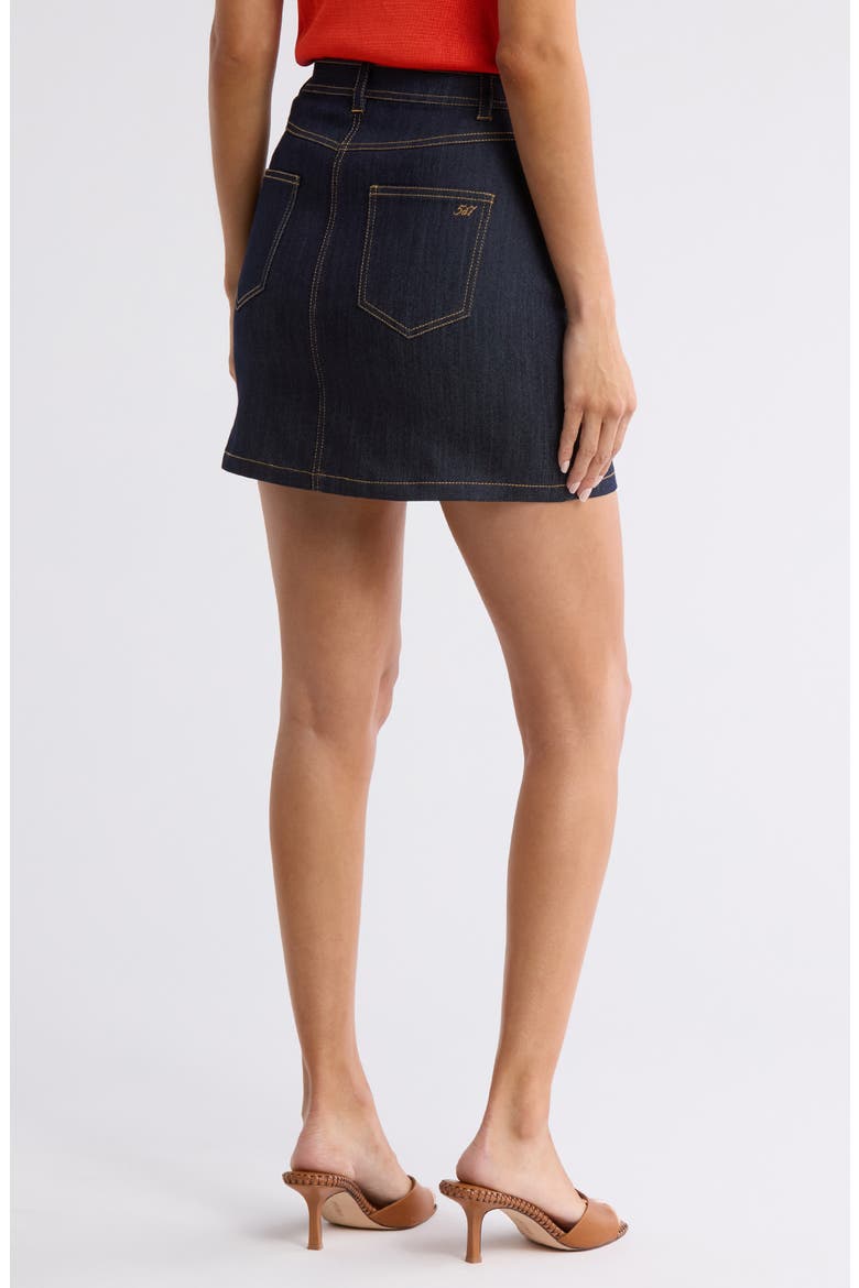 Alex Denim Miniskirt, Alternate, color, INDIGO