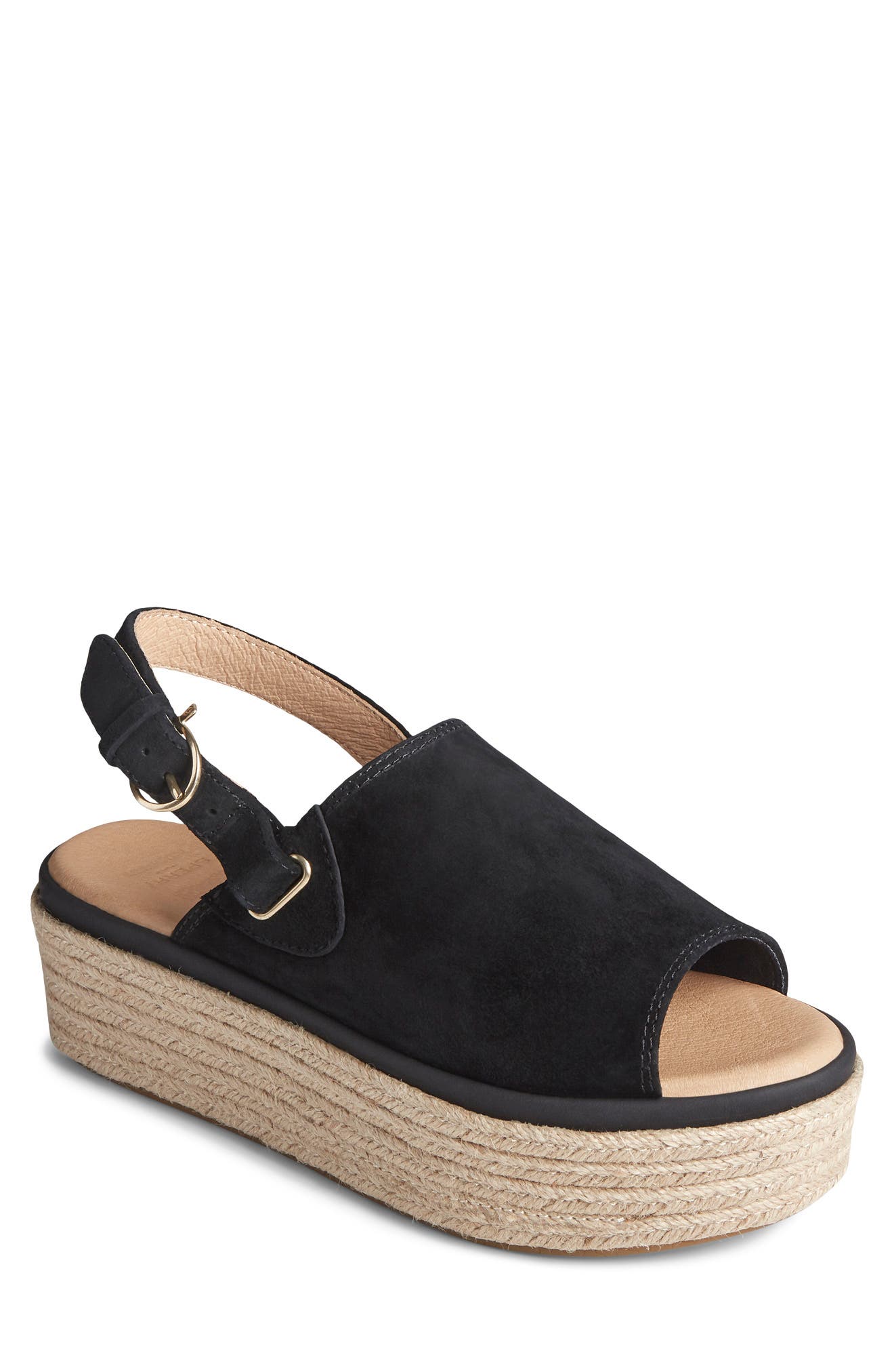 SPERRY TOP-SIDER<sup>®</sup> SPERRY TOP-SIDER Delmare Plushwave Flatform Sandal, Main, color, 