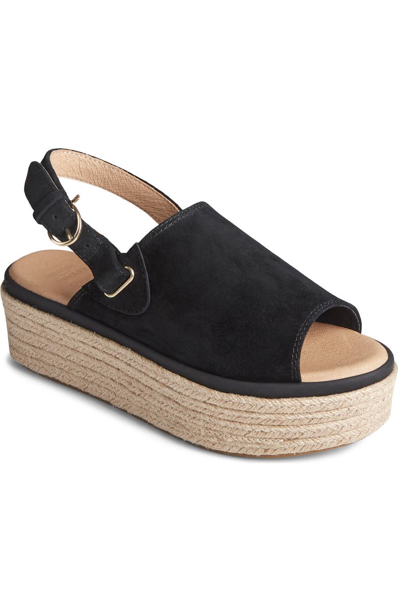 SPERRY TOP-SIDER<sup>®</sup> SPERRY TOP-SIDER Delmare Plushwave Flatform Sandal, Main, color,