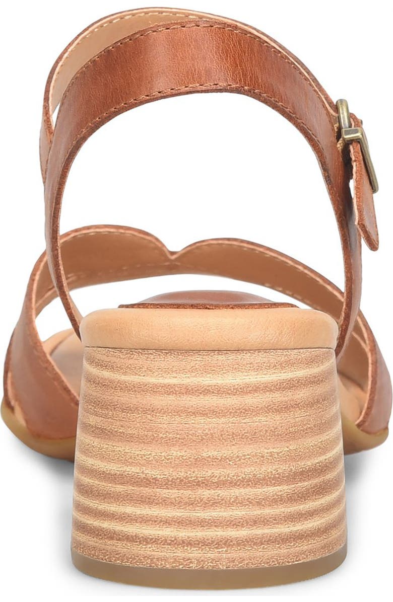 Børn Sadie Ankle Strap Sandal, Alternate, color, Brown Leather