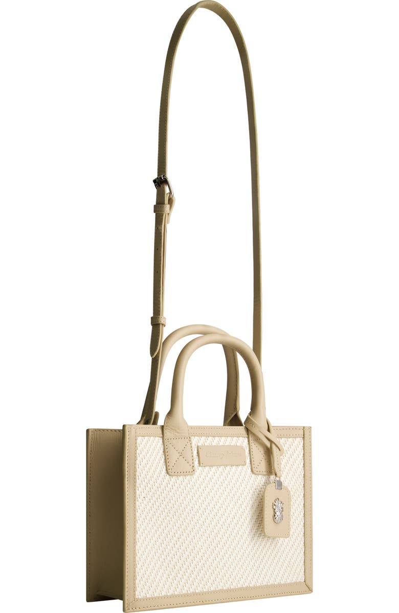 Tommy Bahama Soft Woven Modern Tote, Alternate, color, Tan/White