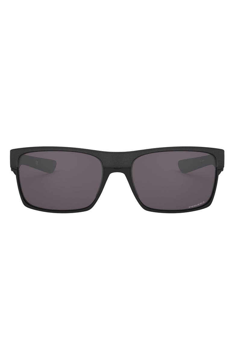 Oakley Twoface<sup>™</sup> 60mm Polarized Rectangular Sunglasses, Main, color,