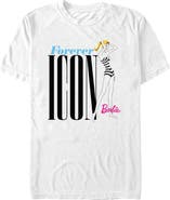 Barbie Men's Striped Swimsuit Forever Icon T-Shirt